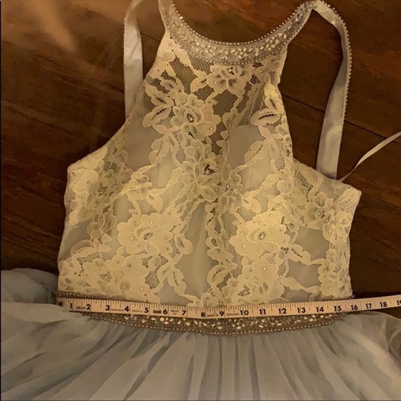 Cinderella Baby Blue or Light Blue with Lace Ball Gown - Picture 5 of 9